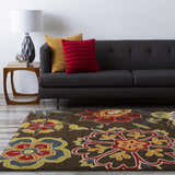 Cade Mustard Square Throw Pillow - Clearance