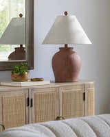Magazinka Red Table Lamp