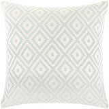 Nenita Neutral Diamond Pattern Accent Pillow - Clearance