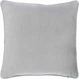 Ngaruawahia Light Gray Square Throw Pillow - Clearance