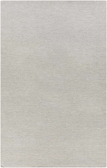 Close-up of the hand woven Northop Indoor & Outdoor Area Rug. Light gray recycled PET yarn creates a textured, contemporary look. Design-Rectangle-576