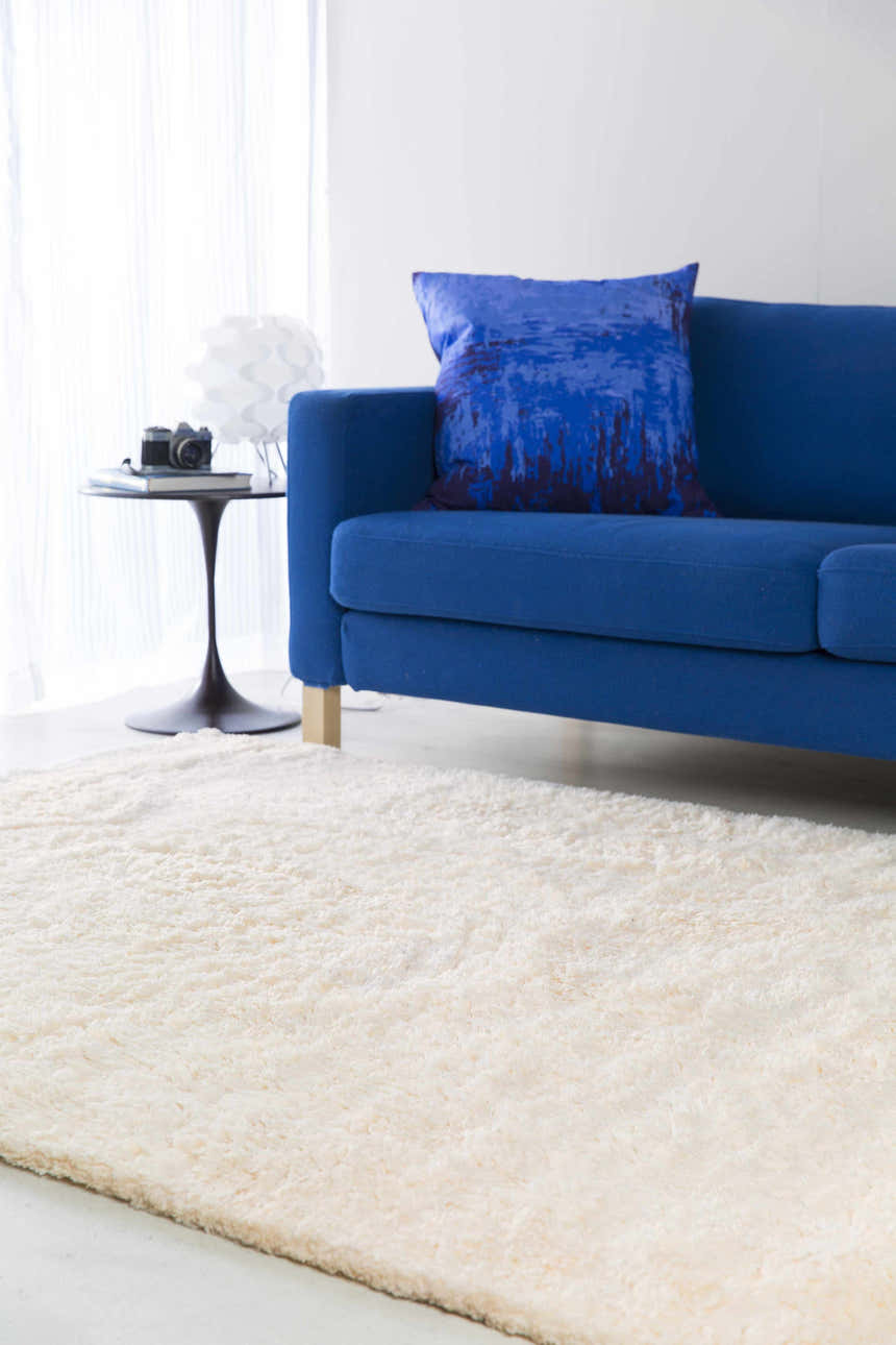 Laguna Navy Blue Abstract Accent Pillow - Clearance