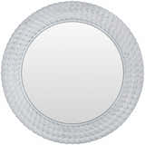 Polverigi Round White Mirror - Clearance