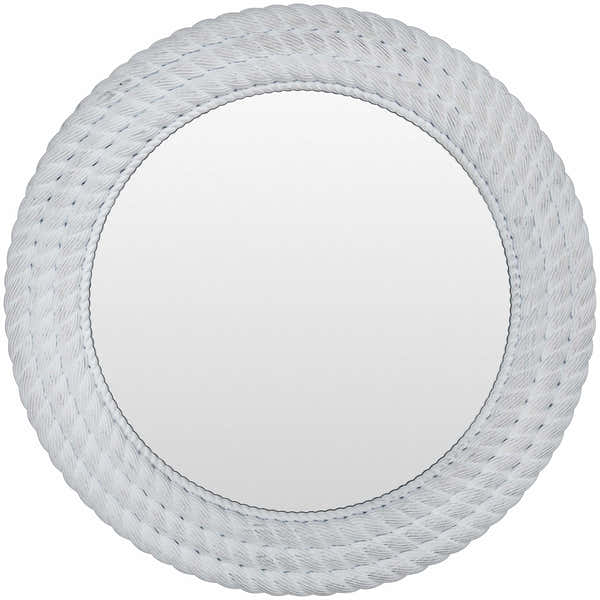 Polverigi Round White Mirror - Clearance