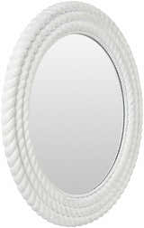 Polverigi Round White Mirror - Clearance