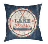 Pantar Lake House Vintage Outdoor Throw Pillow