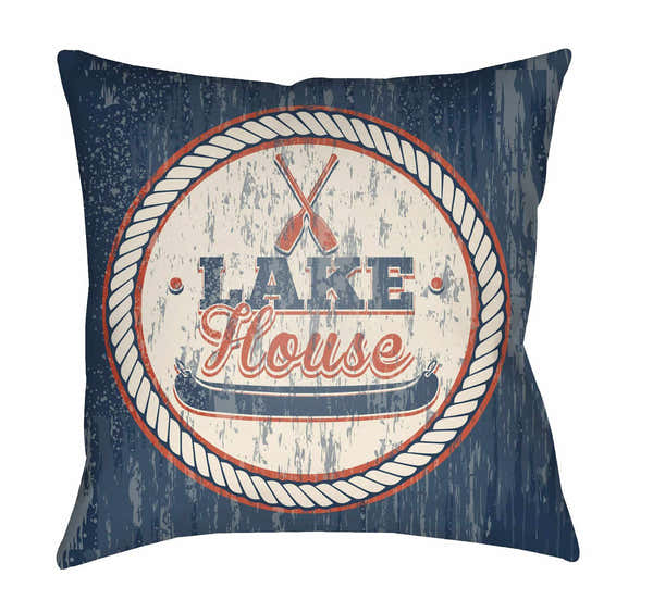 Pantar Lake House Vintage Outdoor Throw Pillow