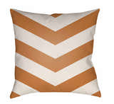 Panthersville Chevron Stripe Pattern Outdoor Throw Pillow