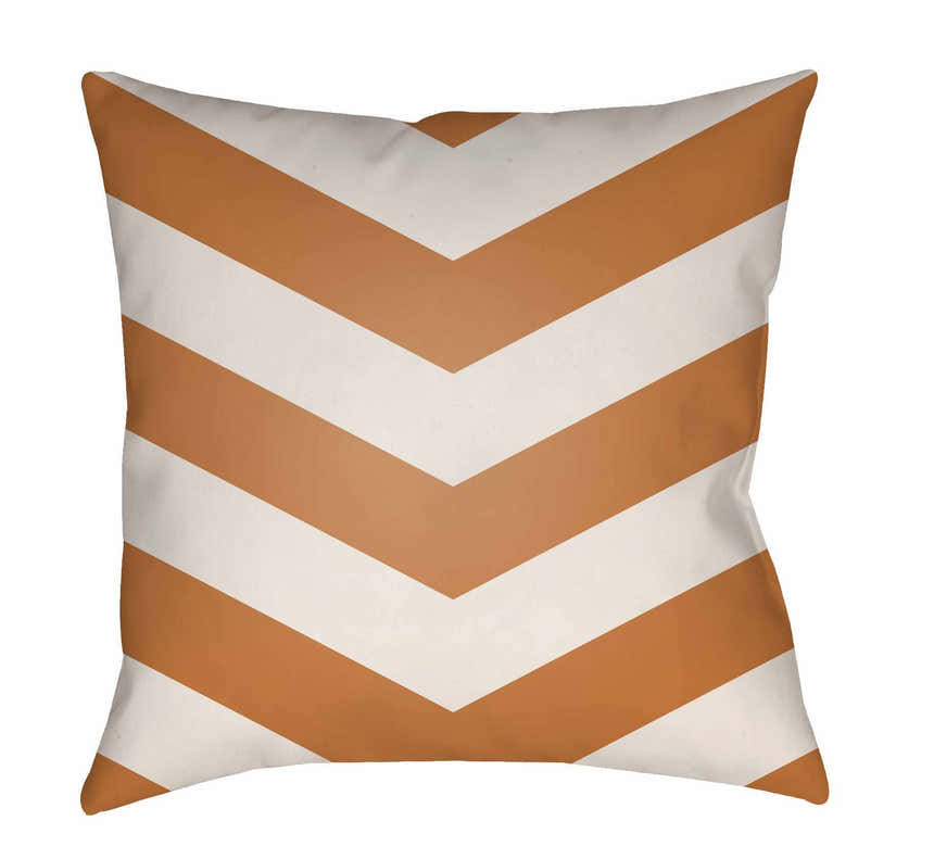 Panthersville Chevron Stripe Pattern Outdoor Throw Pillow
