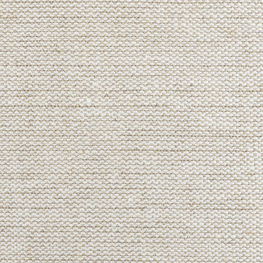 Lunara Cream Raised Ribbed Horizontal Stripe Cottage Country Linen Lumbar Pillow - Clearance
