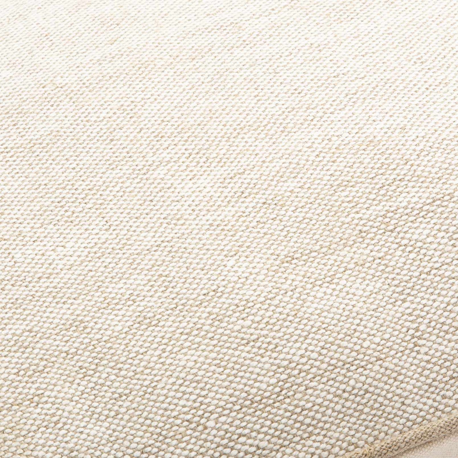 Lunara Cream Raised Ribbed Horizontal Stripe Cottage Country Linen Lumbar Pillow - Clearance