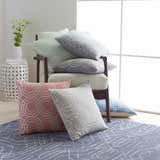 Elberta Sage Geometric Square Throw Pillow - Clearance