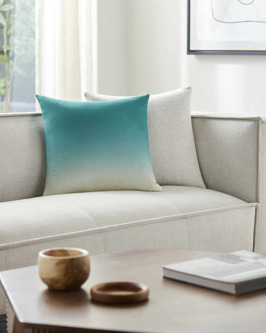Rohit Light Green Throw Pillow - Clearance