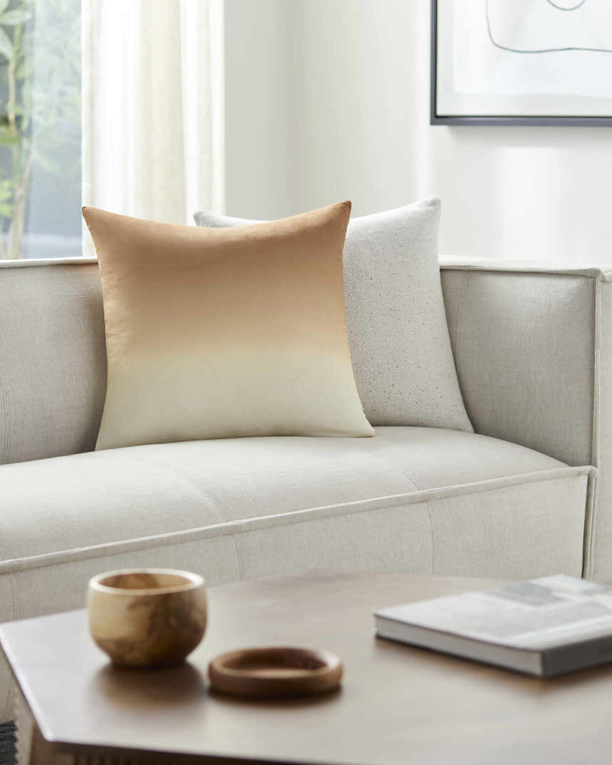 Rohit Medium Brown Throw Pillow - Clearance