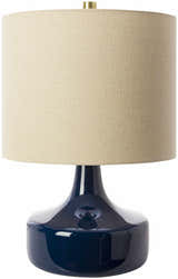 Astrakhan Blue & Wheat Table Lamp