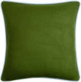 Pape Green Solid Wool Throw Pillow