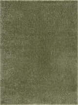 Close-up of the Heavenly Solid Green Plush Rug, showing its soft, textured shag pile. Design-Rectangle