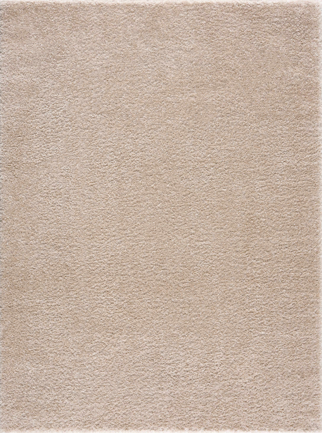 Close-up of the Heavenly Dark Beige Area Rug showing its soft, textured shag and subtle color variations. Design-Rectangle