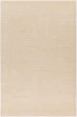 Close-up of the Kini Plush Textured Washable Rug in White Tonal, featuring a subtle horizontal line pattern. Design-Rectangle-537
