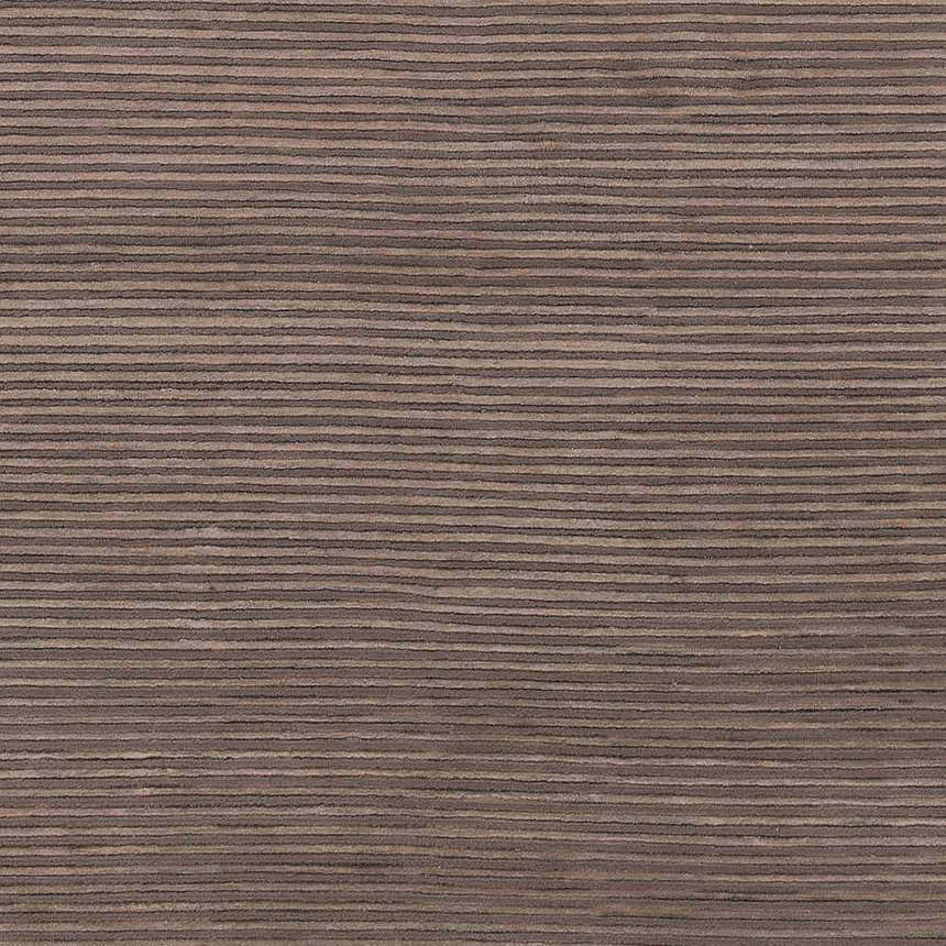 Close-up of the Sanatoga Area Rug showing a horizontal striped pattern in shades of brown and beige. Swatch