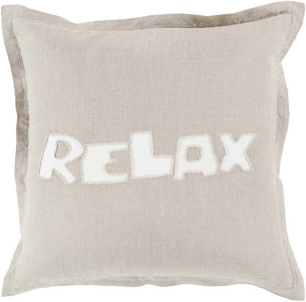 Sarepta Beige Relax Accent Pillow - Clearance
