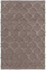 Charcoal Saulsville Area Rug. Hand-woven wool rug with a geometric lattice pattern and shag texture. Farmhouse style. Design-Rectangle-58