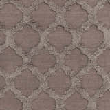 Close-up of the Saulsville Area Rug showing a charcoal color and a textured, geometric shag design. Swatch