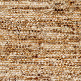 Close-up of the Tan Gopi Area Rug showing the jute and wool texture in tan, taupe, and black. Swatch