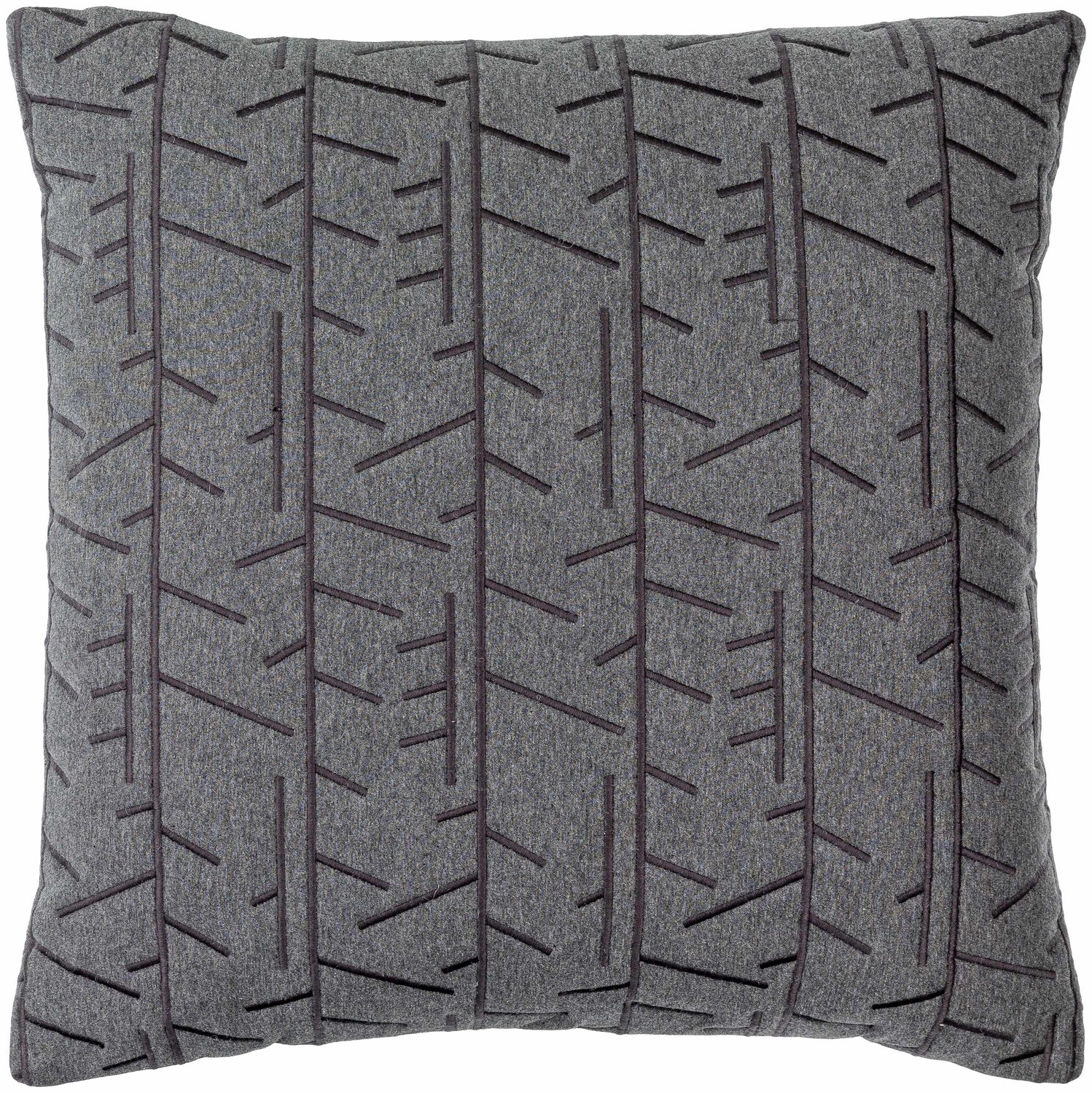 Manus Charcoal Throw Pillow - Clearance