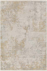 Close-up of Siirt Textured Luxe Rug, bone, faded driftwood, gray, and light brown colors, contemporary style. Design-Rectangle-537