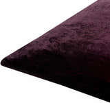 Sachi Dark Plum Throw Pillow - Clearance
