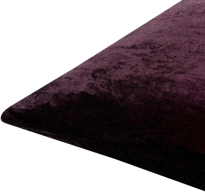 Sachi Dark Plum Throw Pillow - Clearance