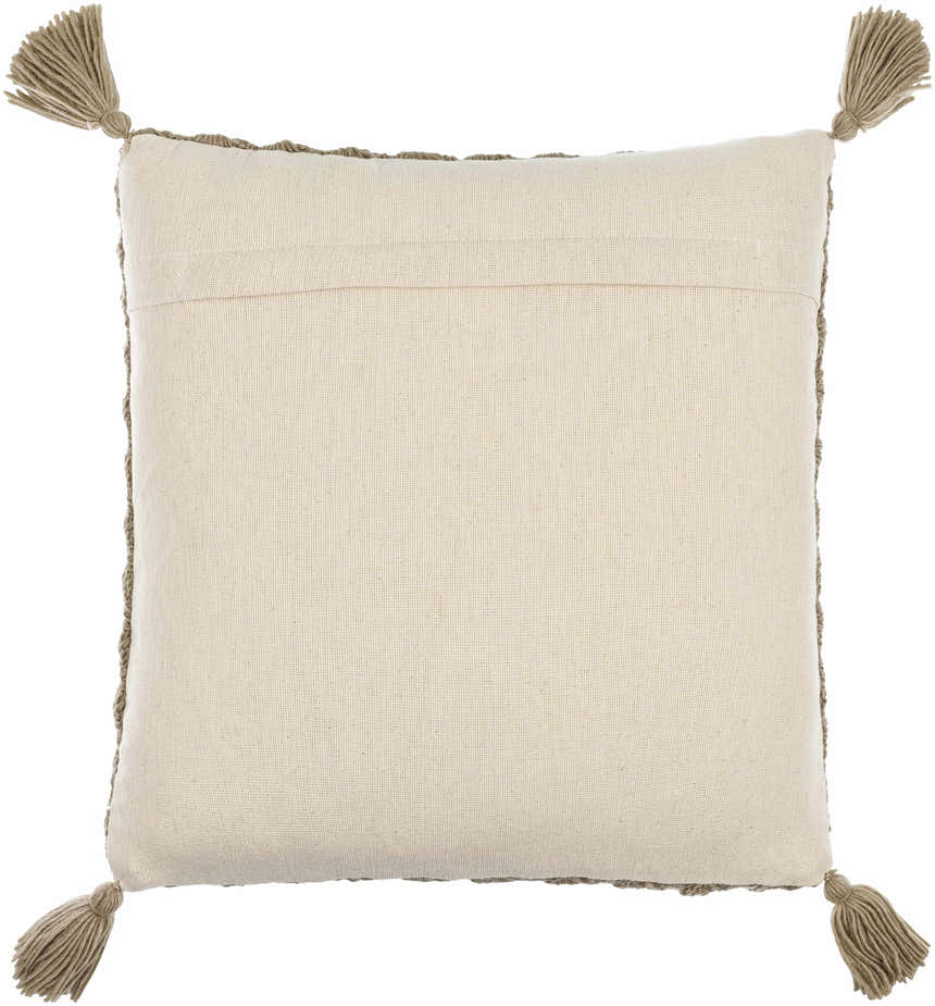 Magan Dark Red Throw Pillow - Clearance