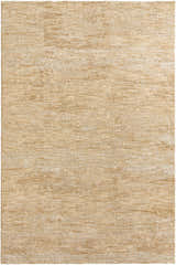 Close-up of the tan Jehan Area Rug, featuring a subtle traditional pattern and textured weave. Design-Rectangle-6796