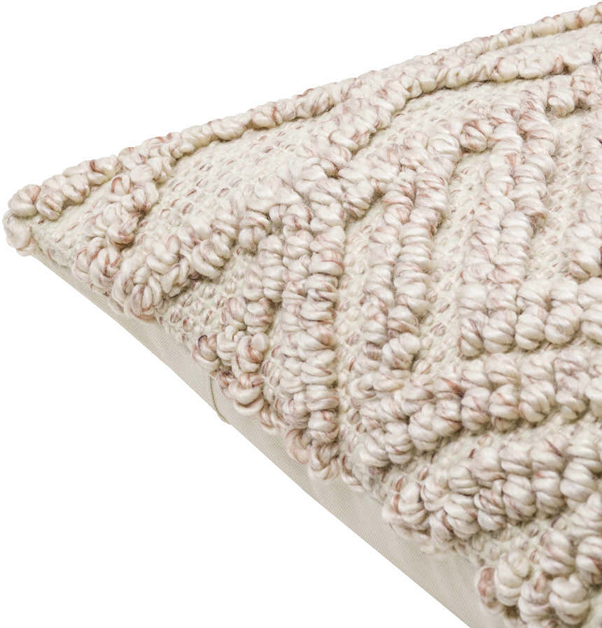 Lindy Pale Pink Outdoor Throw Pillow - Clearance