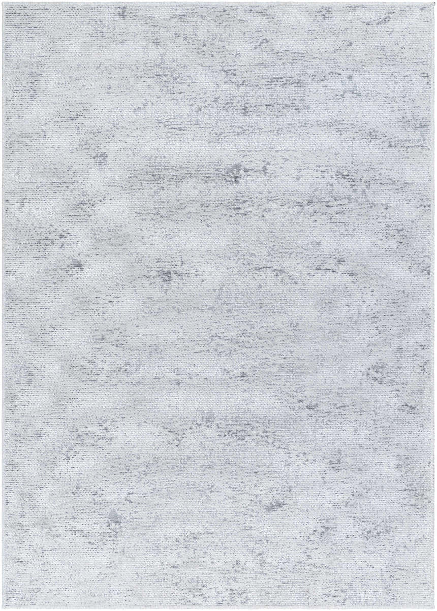Close-up of the Isako Light Blue Solid Washable Rug, showcasing its subtle texture and light sage color variations. Design-Rectangle-679