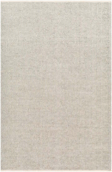 Close-up of the Blaga Area Rug showing its hand-woven texture and neutral colors like gray, lambswool, and light brown. Design-Rectangle-576
