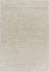 Close-up of the hand-tufted Pirro Premium Wool Blend Rug in ash. Contemporary style with subtle texture. Design-Rectangle-576