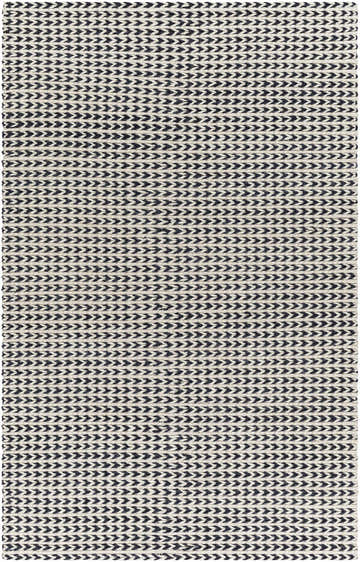 Close-up of the hand woven Lenci Silver Beige Area Rug, featuring a contemporary bark brown and beige pattern. Design-Rectangle-576