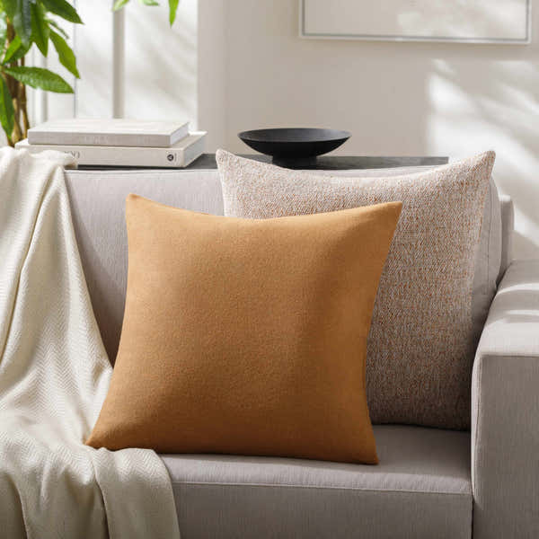 Meabh Dark Red Throw Pillow - Clearance