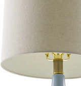 Sparanise Blue Ceramic Table Lamp