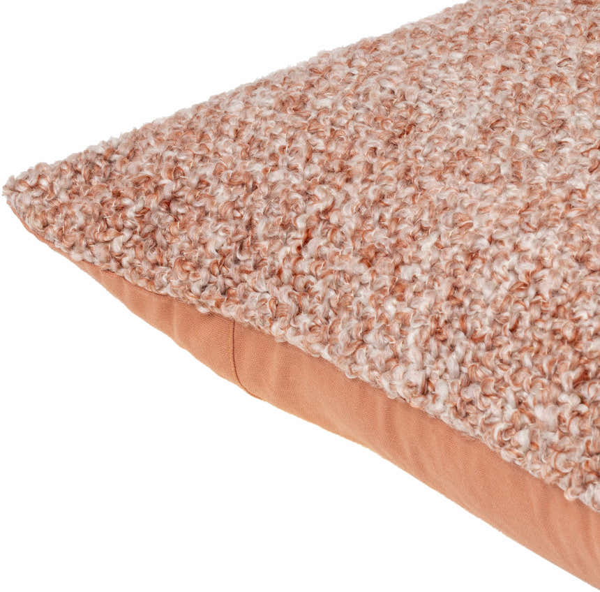 Jorah Terracotta Throw Pillow - Clearance