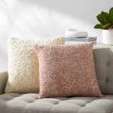 Jorah Terracotta Throw Pillow - Clearance