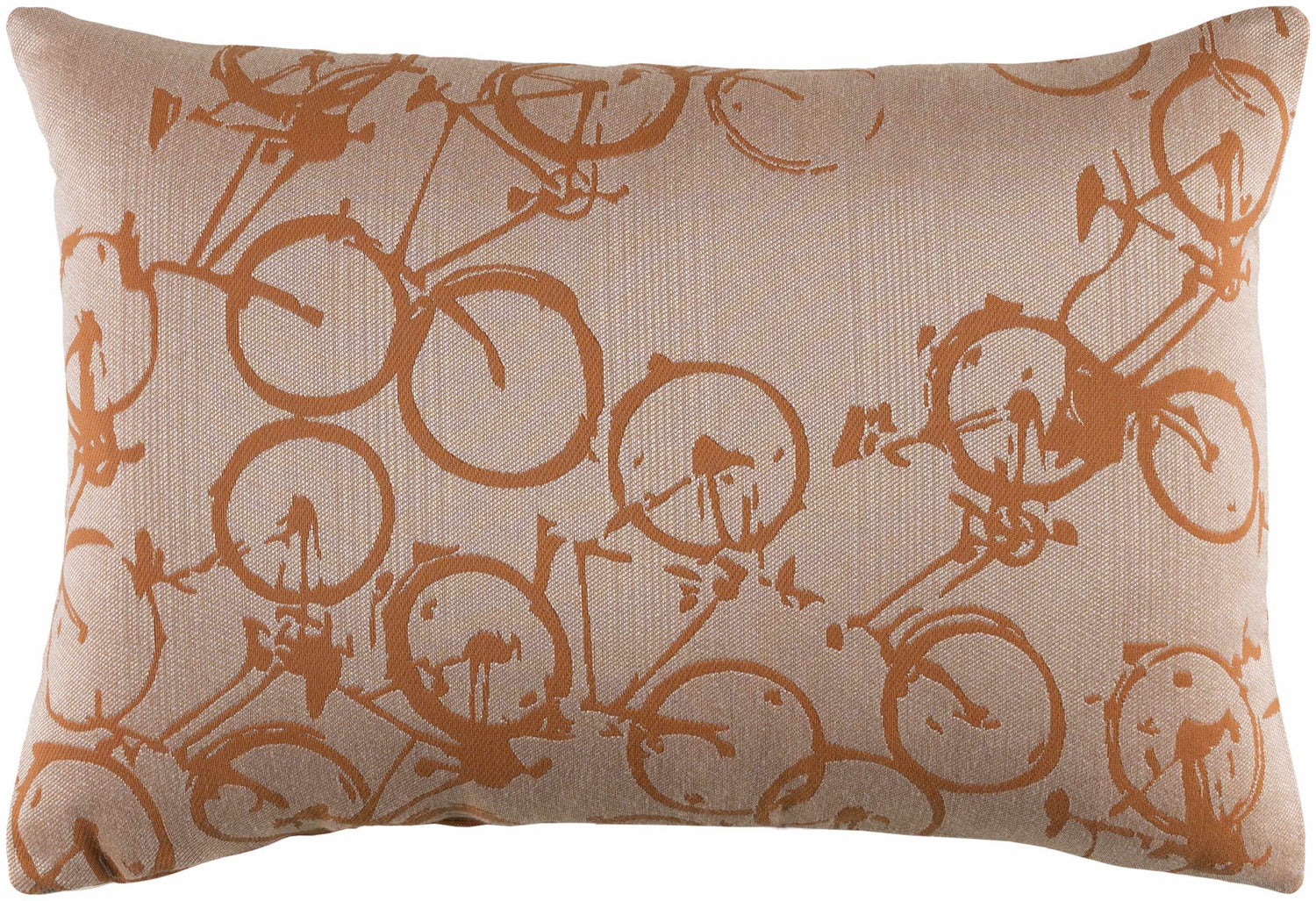 Tangmere Bicycle Print Throw Pillow - Clearance