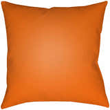 Halloween Eek Print Orange Outdoor Pillow