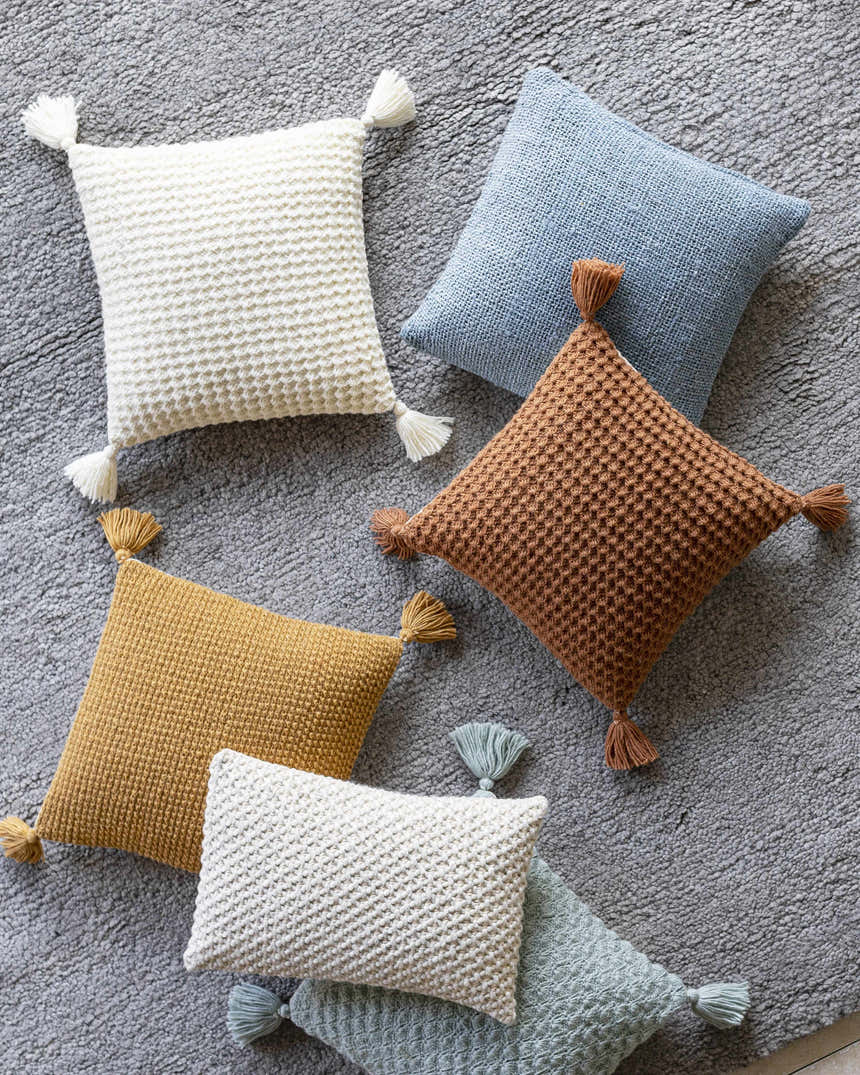 Maeve Yellow Throw Pillow - Clearance