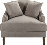 Villovieco Dark Brown Accent Chair - Clearance
