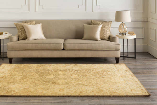 Solvay Mustard Square Throw Pillow - Clearance