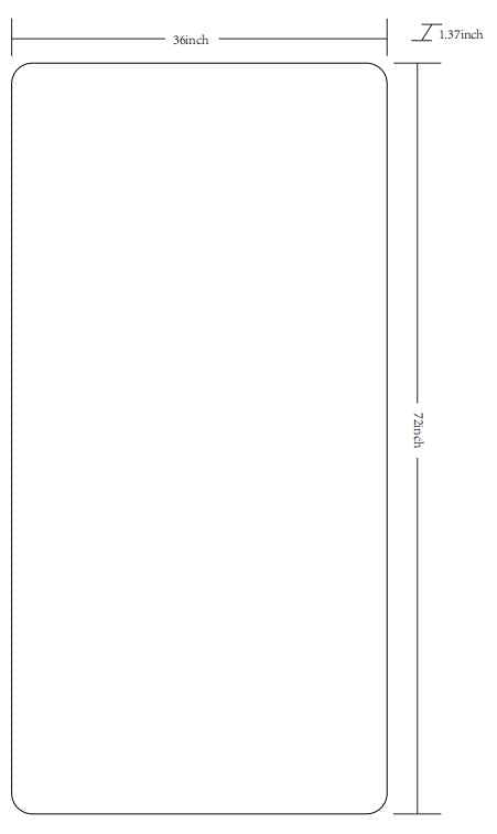 Ottersberg Full Length Mirror - Clearance