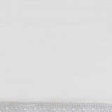 Close-up of the hand woven, 100% cotton Grace GRC-7003 area rug showing texture and delicate crochet border. Swatch